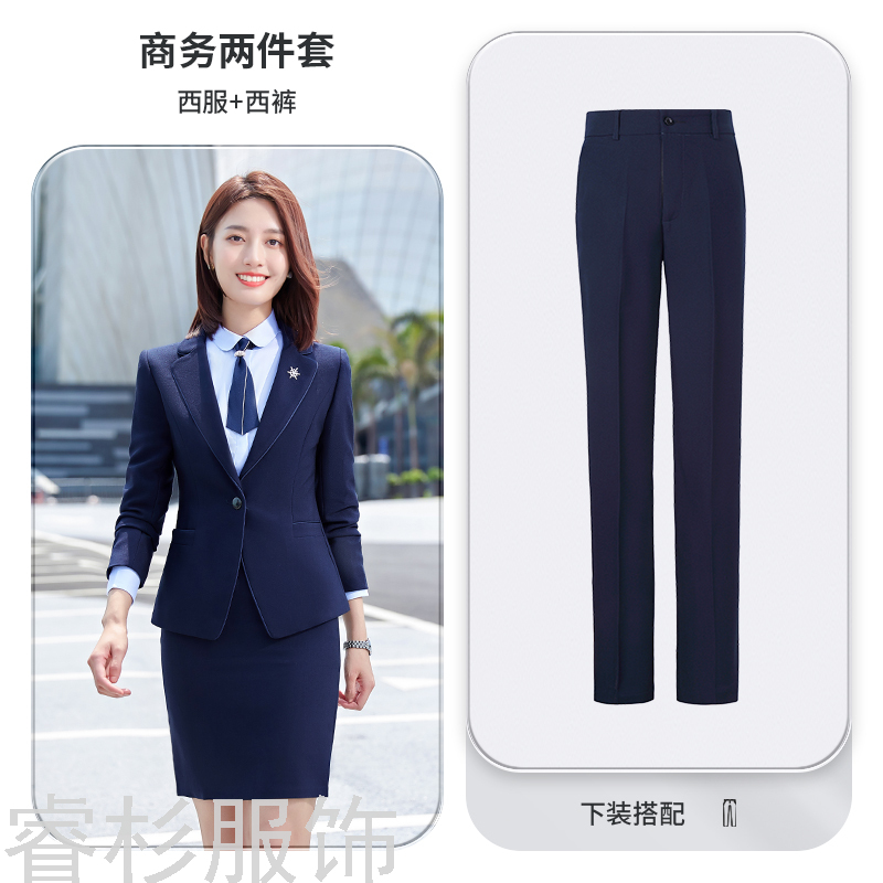 New Business Suit Suit Men&#039;s and Women&#039;s Same Suit Men&#039;s Two-Piece Suit Formal Business Suit Interview Ol Overalls