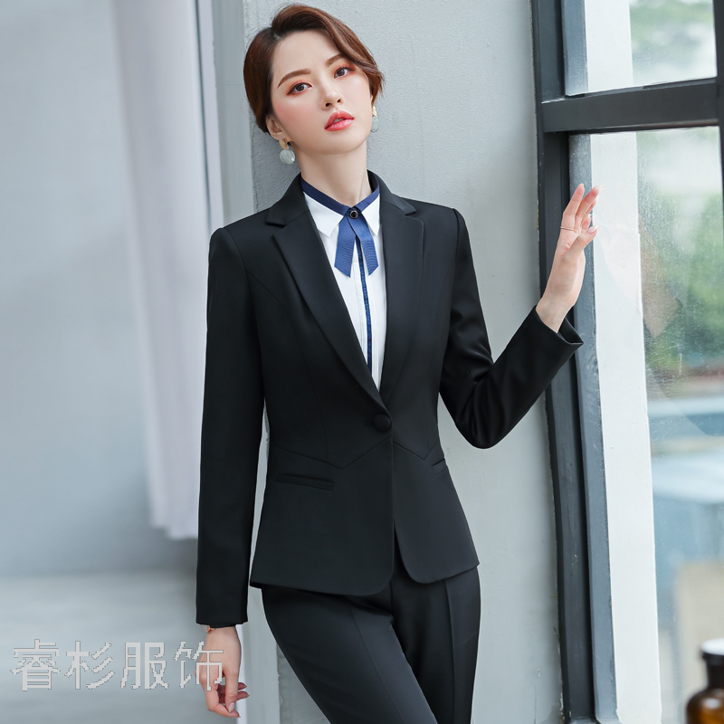 Fashion Suit Women&#039;s Business Wear Dignified Goddess Fan High-End Suit Female Suit Slim Fit Slimming Business Suit