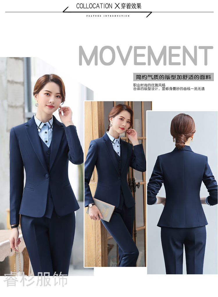 Fashion Suit Women's Business Wear Dignified Goddess Fan High-End Suit Female Suit Slim Fit Slimming Business Suit Fashion Suit Women's Business Wear Dignified Goddess Fan High-End Suit Female Suit Slim Fit Slimming Business Suit