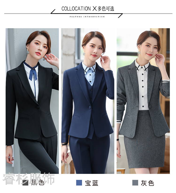 Fashion Suit Women's Business Wear Dignified Goddess Fan High-End Suit Female Suit Slim Fit Slimming Business Suit Fashion Suit Women's Business Wear Dignified Goddess Fan High-End Suit Female Suit Slim Fit Slimming Business Suit