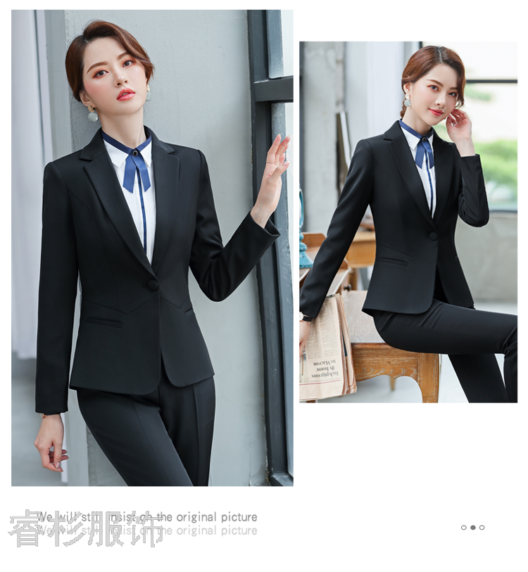 Fashion Suit Women's Business Wear Dignified Goddess Fan High-End Suit Female Suit Slim Fit Slimming Business Suit Fashion Suit Women's Business Wear Dignified Goddess Fan High-End Suit Female Suit Slim Fit Slimming Business Suit