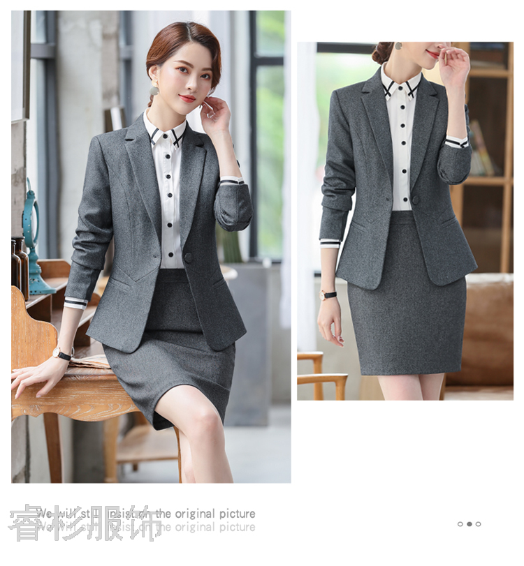 Fashion Suit Women's Business Wear Dignified Goddess Fan High-End Suit Female Suit Slim Fit Slimming Business Suit Fashion Suit Women's Business Wear Dignified Goddess Fan High-End Suit Female Suit Slim Fit Slimming Business Suit