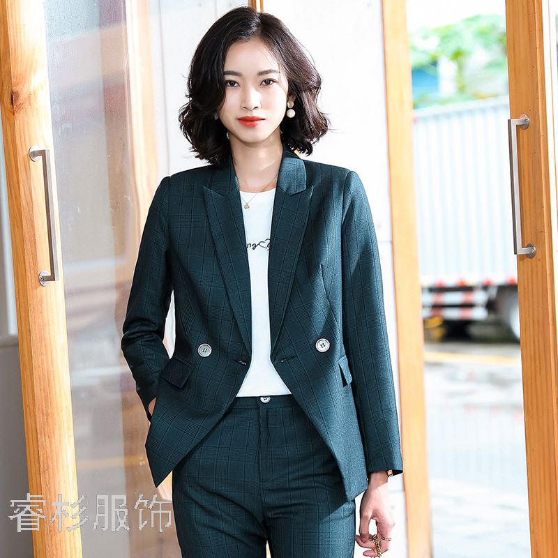 Fashion Suit Women&#039;s Business Wear Dignified Goddess Fan High-End Suit Female Suit Slim Fit Slimming Business Suit