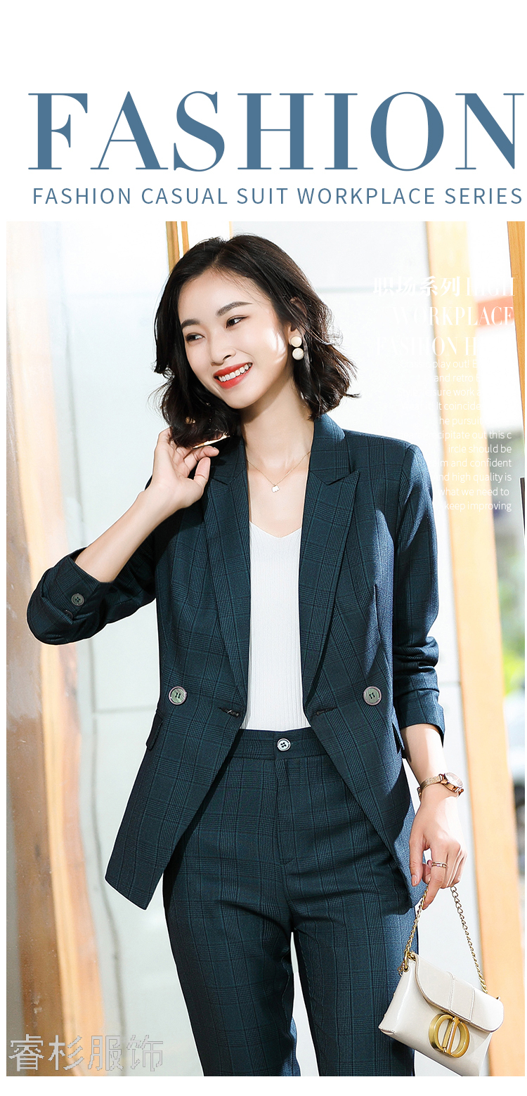 Fashion Suit Women's Business Wear Dignified Goddess Fan High-End Suit Female Suit Slim Fit Slimming Business Suit Fashion Suit Women's Business Wear Dignified Goddess Fan High-End Suit Female Suit Slim Fit Slimming Business Suit
