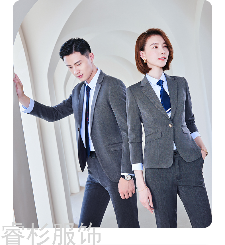 Business Wear Autumn and Winter Suit Suit Workwear Sales Department Men's and Women Same Business Business Suit Workwear