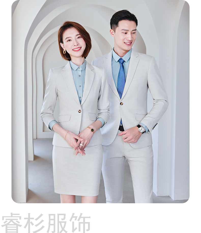 Business Wear Autumn and Winter Suit Suit Workwear Sales Department Men's and Women Same Business Business Suit Workwear