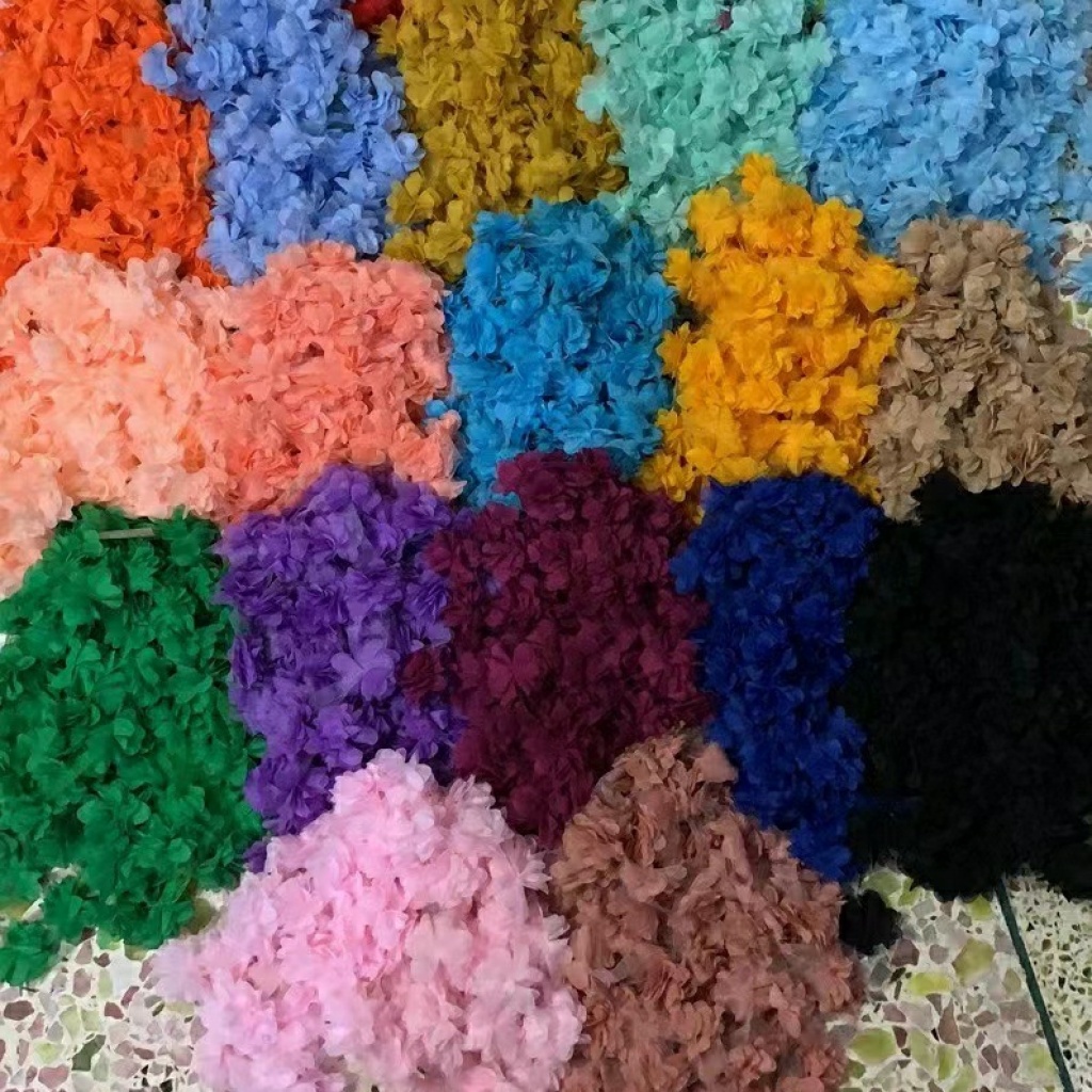 Clothing Accessories Chiffon Petals DIY Six-Leaf Flower Lace Clothing Accessories Chiffon Petals DIY Six-Leaf Flower Lace