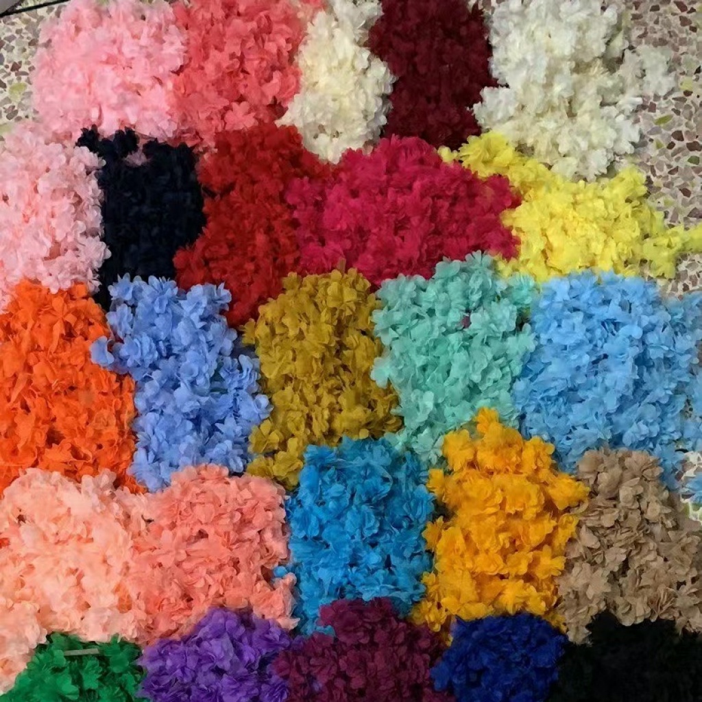 Clothing Accessories Chiffon Petals DIY Six-Leaf Flower Lace Clothing Accessories Chiffon Petals DIY Six-Leaf Flower Lace