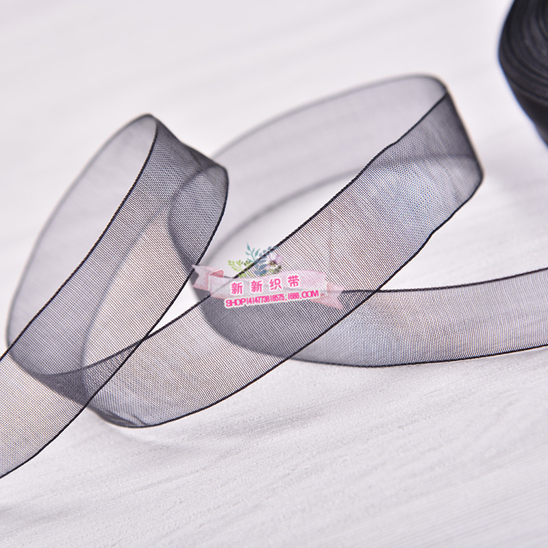 Wholesale Yarn Strip Chiffon Ribbon Transparent Nylon Ribbon DIY Bow Wedding Home Textile Clothing Accessories Ribbon Wholesale