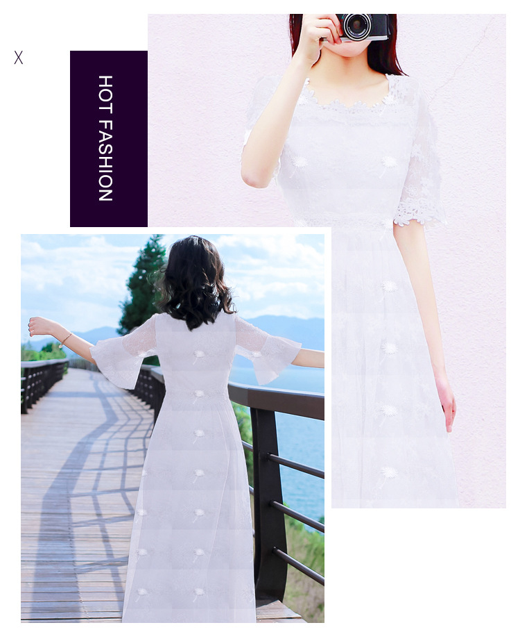 New Fashion Women's Clothing Fabric Chiffon Three-Dimensional Embroidery Cloth Dress Casual Clothing Fabric Manufacturer