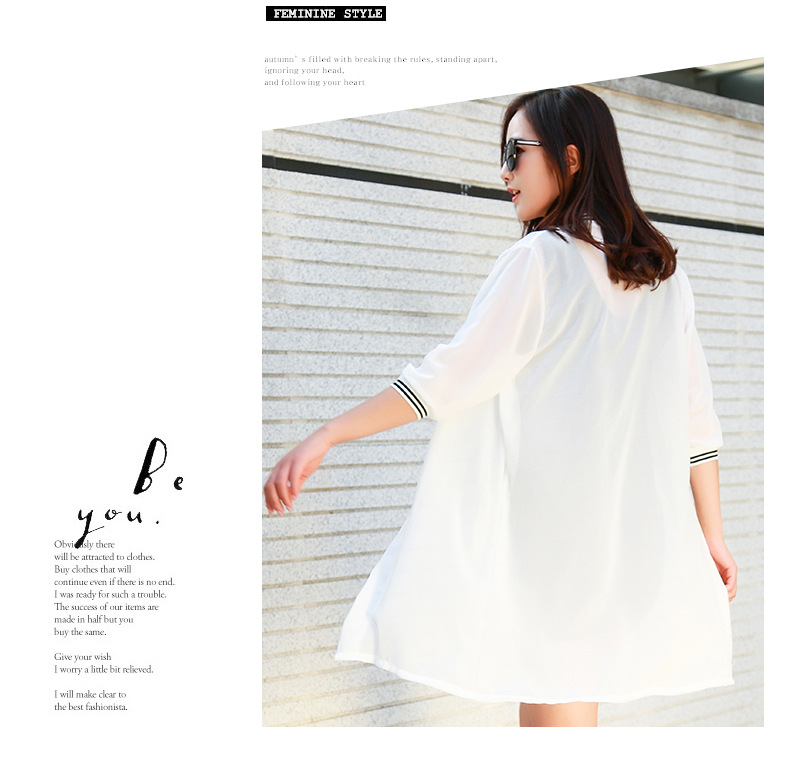 Korean Style Summer New Large Size Women's Clothing Loose Sun-Protection Shirt Chiffon Shawl Cardigan Long Thin Coat Sun Protection Clothing