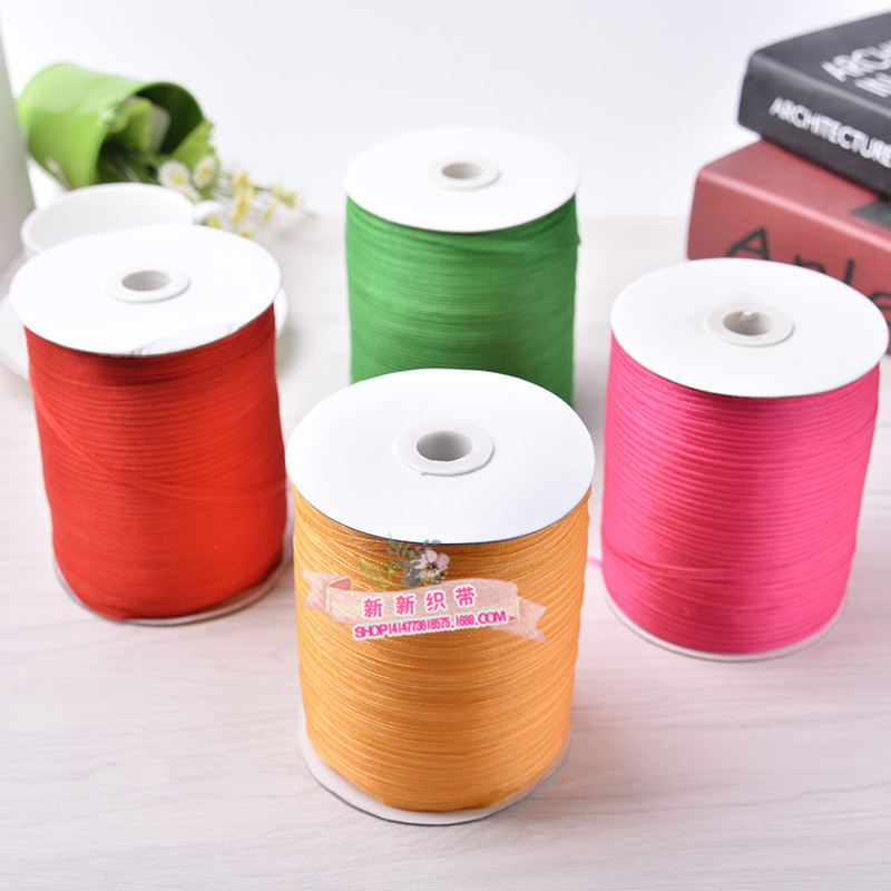 0.3cm Yarn Strip Chiffon Ribbon Transparent Nylon Ribbon DIY Bow Wedding Home Textile Clothing Accessories Ribbon Wholesale