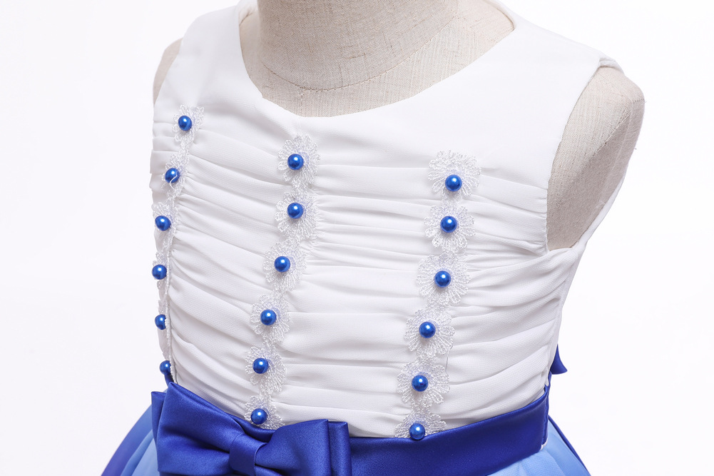 Children's Show Dress Christmas Chiffon print Dress Children Cross Boundary Children's Wedding Dress Princess Dress Children's Show Dress Christmas Chiffon print Dress Children Cross Boundary Children's Wedding Dress Princess Dress