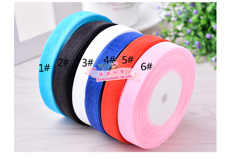 Wholesale Yarn Strip Chiffon Ribbon Transparent Nylon Ribbon DIY Bow Wedding Home Textile Clothing Accessories Ribbon Wholesale