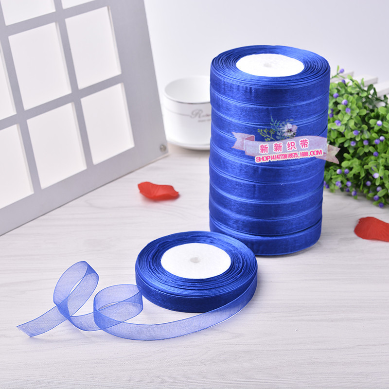 Wholesale Yarn Strip Chiffon Ribbon Transparent Nylon Ribbon DIY Bow Wedding Home Textile Clothing Accessories Ribbon Wholesale