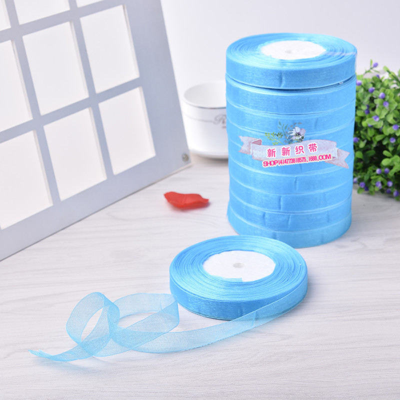 Wholesale Yarn Strip Chiffon Ribbon Transparent Nylon Ribbon DIY Bow Wedding Home Textile Clothing Accessories Ribbon Wholesale
