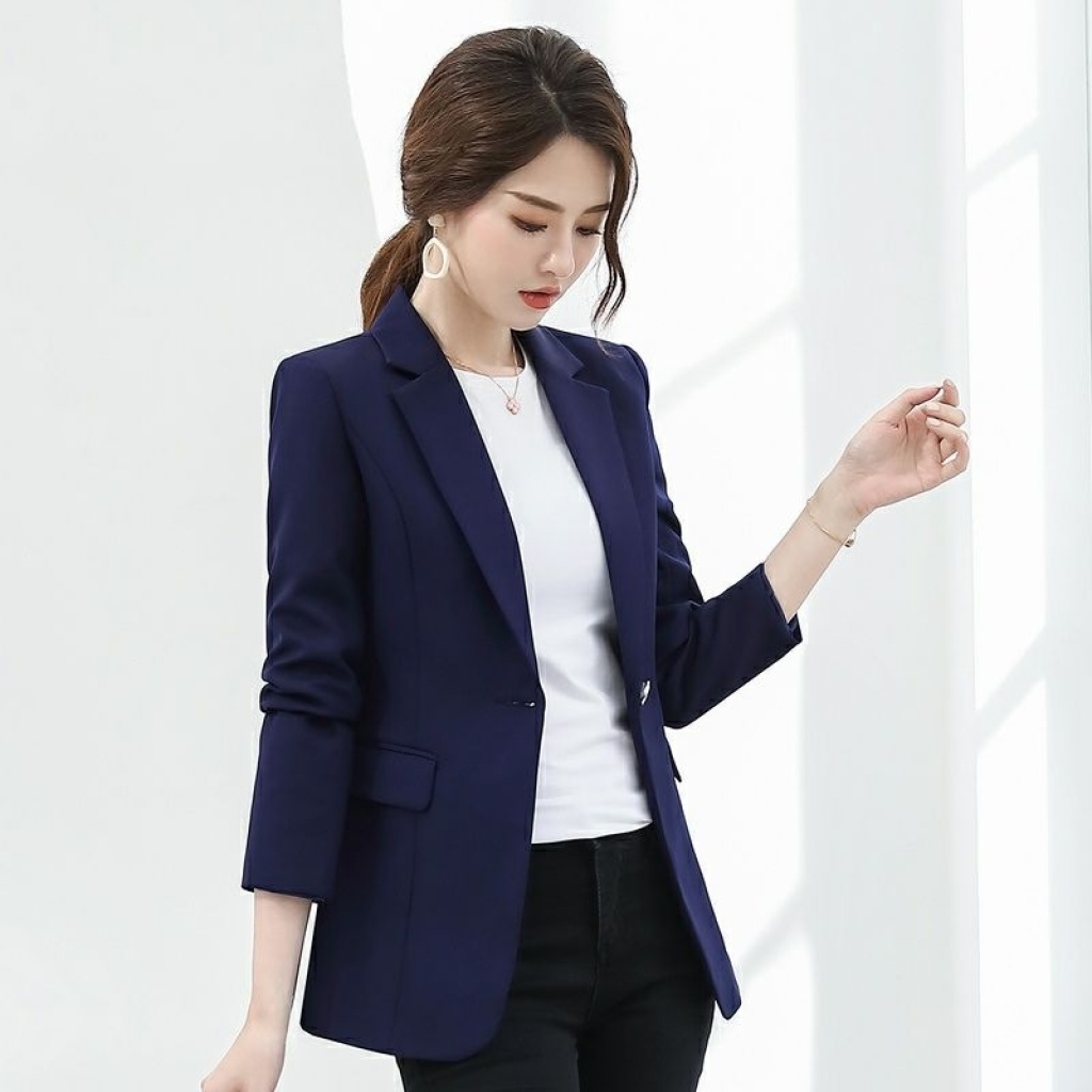 Small Suit Jacket for Women 2020 Spring and Autumn New Korean Style Slim Fit Casual Temperament Wild Women's Suit Jackets Top Small Suit Jacket for Women 2020 Spring and Autumn New Korean Style Slim Fit Casual Temperament Wild Women's Suit Jackets Top