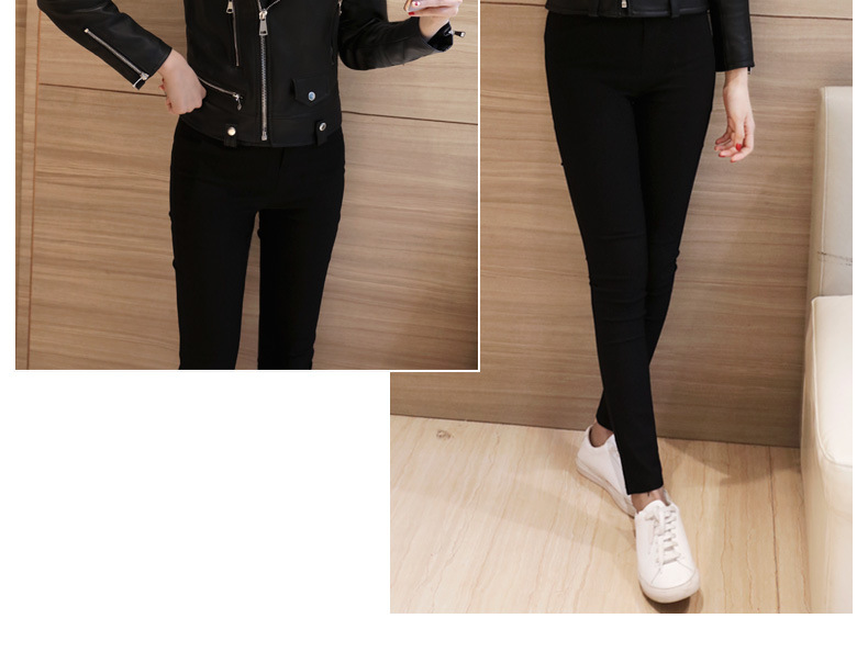 Wholesale Spring and Autumn 2020 New Korean PU leather Ladies short slim-fitting small jacket motorcycle leather jackets Wholesale Spring and Autumn 2020 New Korean PU leather Ladies short slim-fitting small jacket motorcycle leather jackets