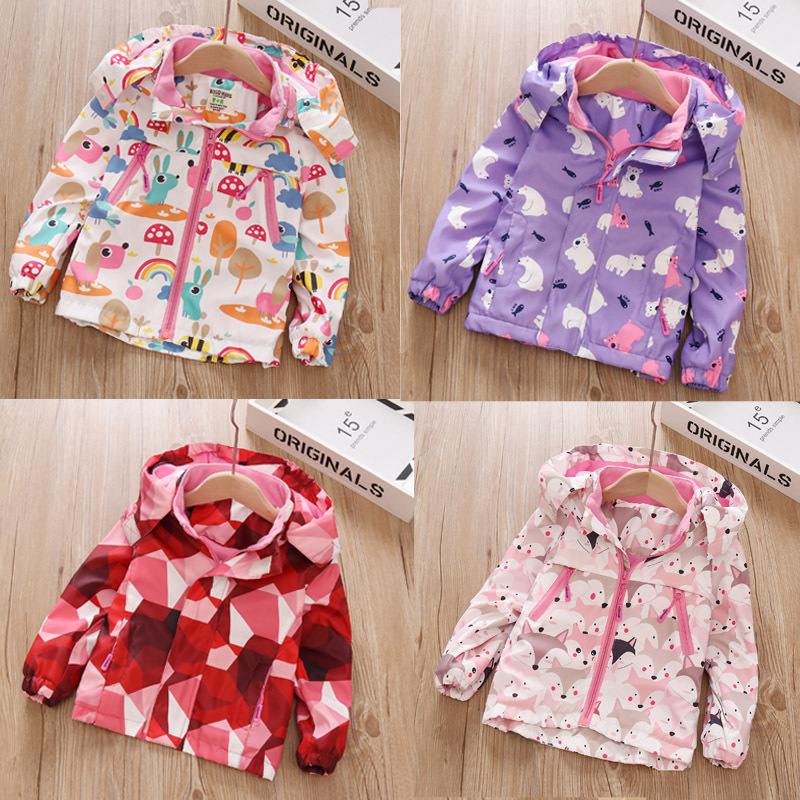 Kids&#039; Overcoat Winter 2020 Autumn and Winter New Girls&#039; Jackets Fleece-Lined Thickened Windcheater Jacket Children Cotton-Padded Jacket