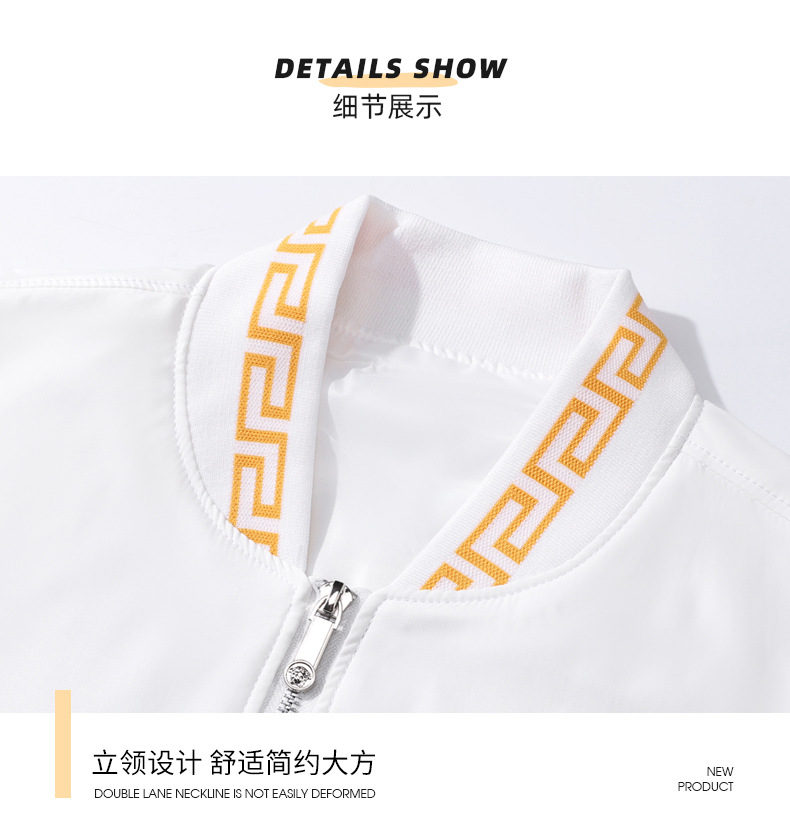 European Station Fall Men's Jackets Stand Collar Embroidery Baseball Uniform National Fashion European and American Leisure Men's Youth Winter Jacket European Station Fall Men's Jackets Stand Collar Embroidery Baseball Uniform National Fashion European and American Leisure Men's Youth Winter Jacket