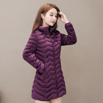 Autumn and Winter 2020 new down cotton-padded jackets for middle-aged and elderly women, padded cotton-padded jackets 