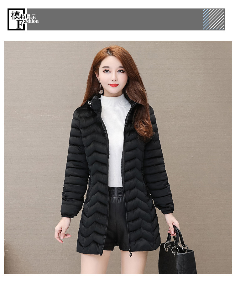 Autumn and Winter 2020 new down cotton-padded jackets for middle-aged and elderly women, padded cotton-padded jackets 