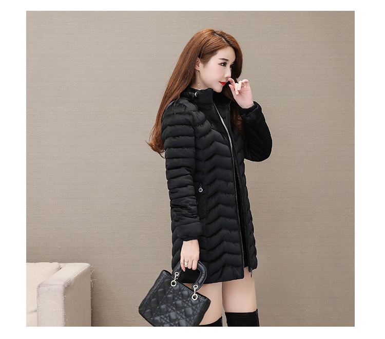 Autumn and Winter 2020 new down cotton-padded jackets for middle-aged and elderly women, padded cotton-padded jackets 