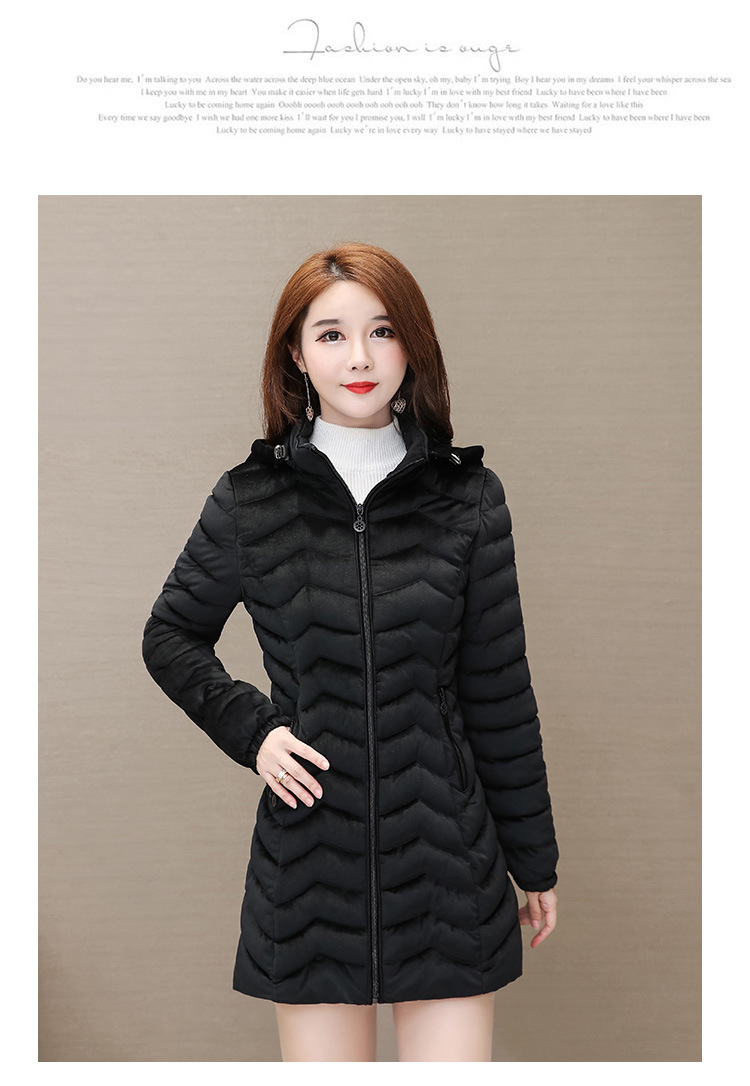 Autumn and Winter 2020 new down cotton-padded jackets for middle-aged and elderly women, padded cotton-padded jackets 