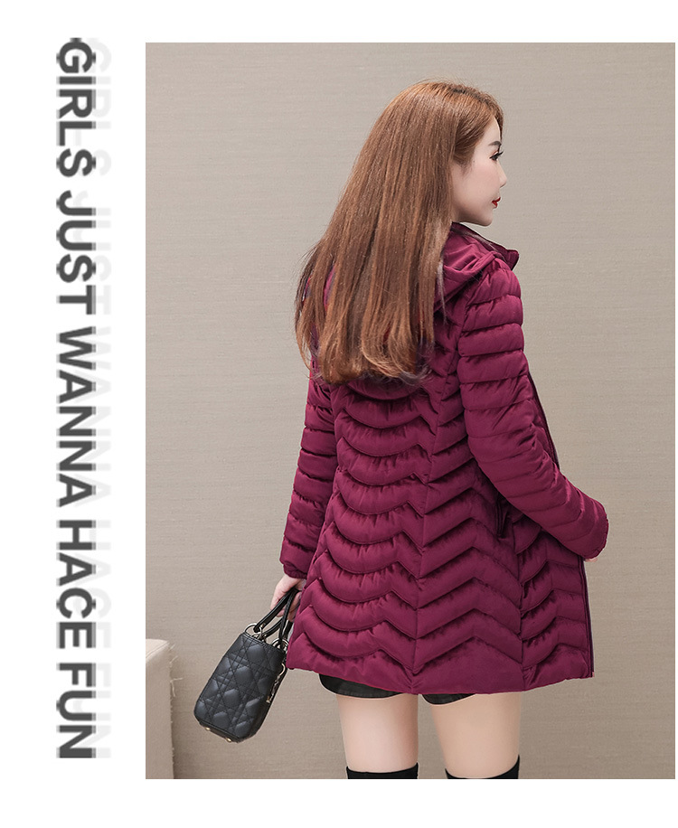 Autumn and Winter 2020 new down cotton-padded jackets for middle-aged and elderly women, padded cotton-padded jackets 