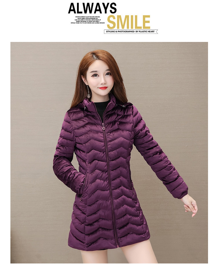 Autumn and Winter 2020 new down cotton-padded jackets for middle-aged and elderly women, padded cotton-padded jackets 