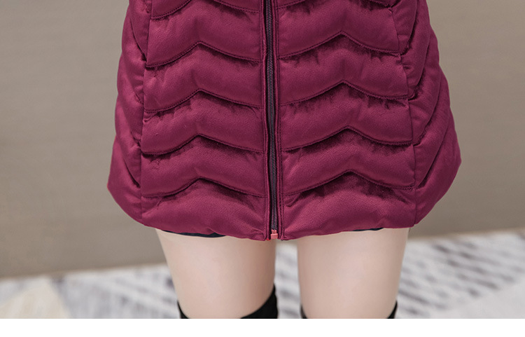 Autumn and Winter 2020 new down cotton-padded jackets for middle-aged and elderly women, padded cotton-padded jackets 