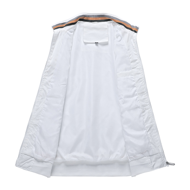 New Casual Jacket Men's Amazon Spring and Autumn Sports Solid Color Jacket Men's Jackets New Casual Jacket Men's Amazon Spring and Autumn Sports Solid Color Jacket Men's Jackets