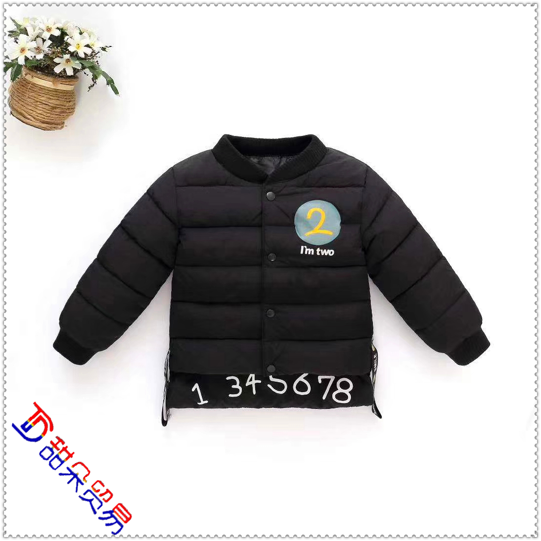 Children&#039;s down cotton-padded jackets with inner pockets short cotton-padded winter jackets for boys and girls 