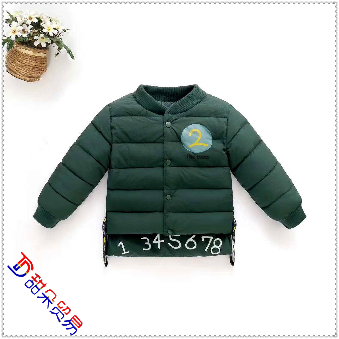 Children's down cotton-padded jackets with inner pockets short cotton-padded winter jackets for boys and girls Children's down cotton-padded jackets with inner pockets short cotton-padded winter jackets for boys and girls