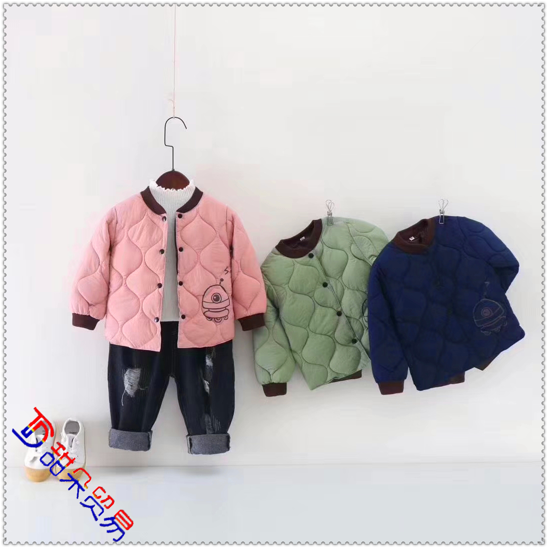 New autumn/winter down jackets for children with inner pockets for boys short thermal coats for girls