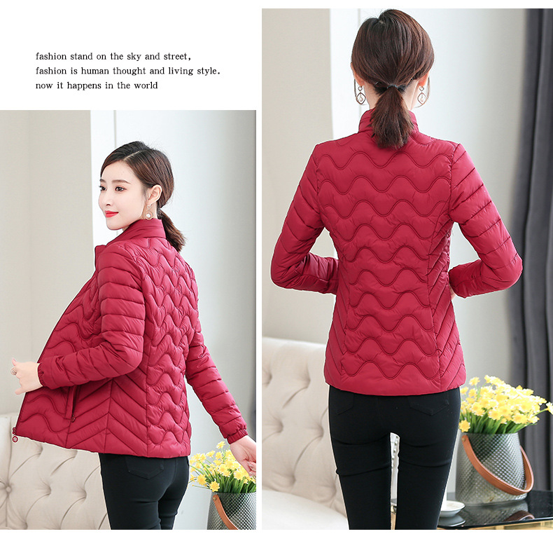 The winter of 2020 new Korean women 's wear medium and long cotton - padded jackets down cotton - padded jackets of women' s wear light coats from foreign trade stalls named \"supply\"