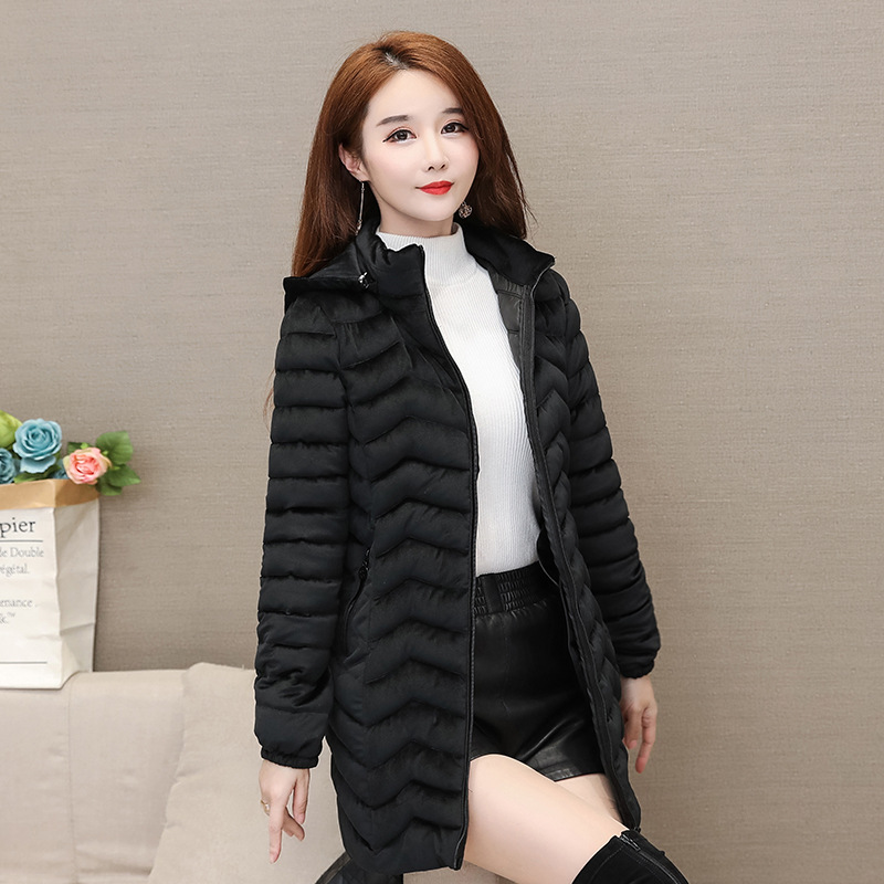 Autumn and Winter 2020 new down cotton-padded jackets for middle-aged and elderly women, padded cotton-padded jackets with thickened warm coats for slimming
