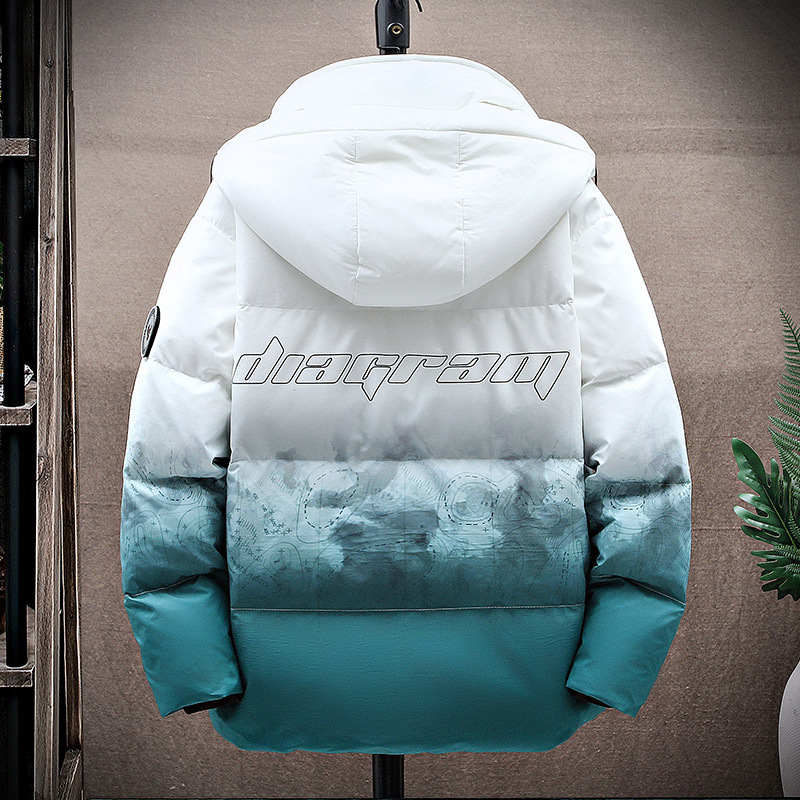 Down Jacket Men&#039;s Short Thin Fashion Brand Trend 2021new Winter Men&#039;s Jackets Youth Top Clothes