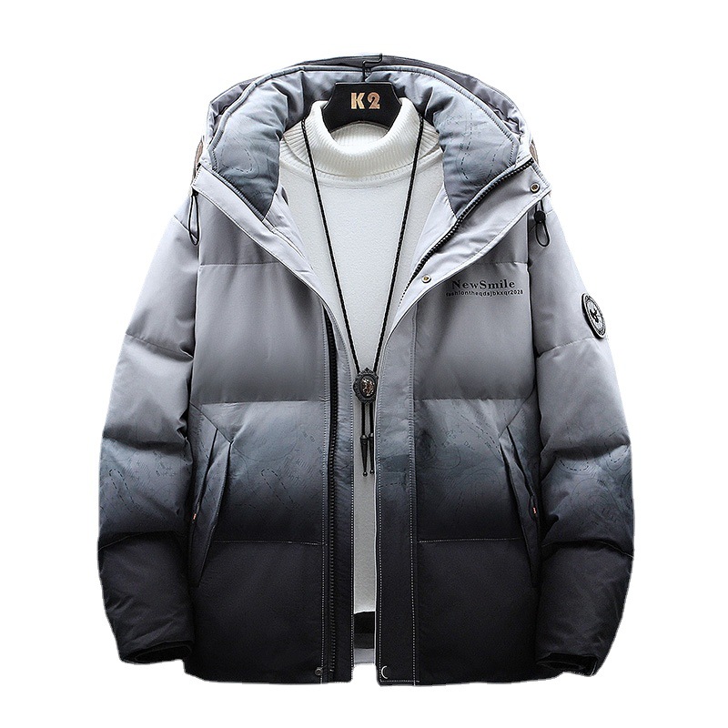 Down Jacket Men&#039;s Short Thin Fashion Brand Trend 2021new Winter Men&#039;s Jackets Youth Top Clothes