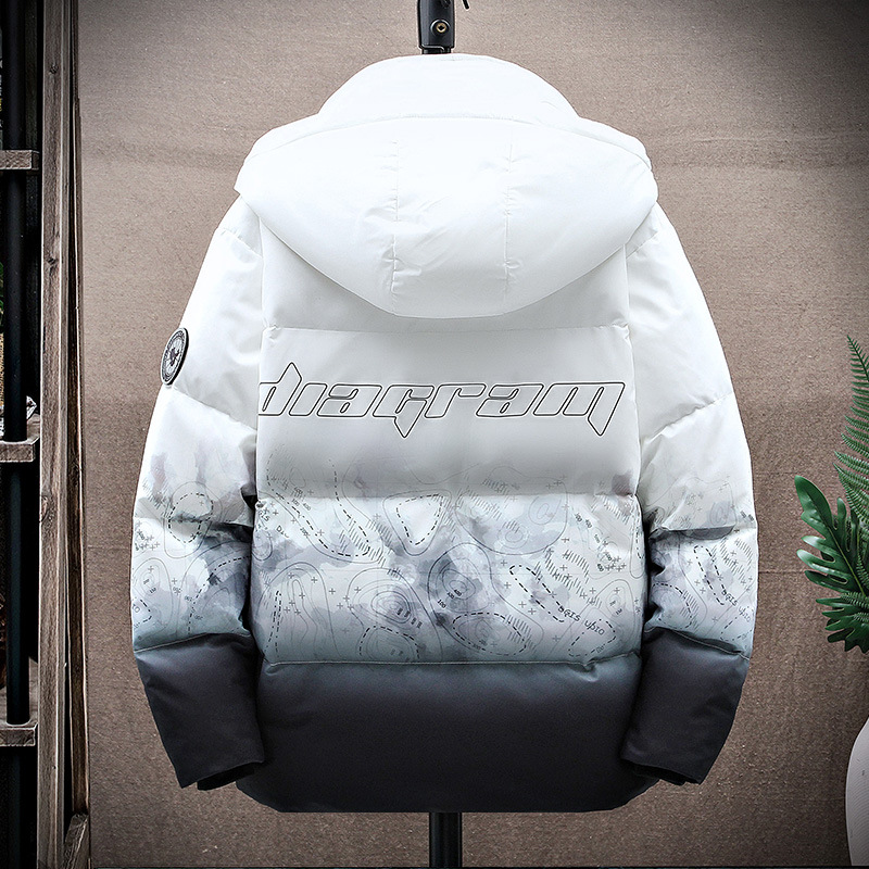 Down Jacket Men's Short Thin Fashion Brand Trend 2021new Winter Men's Jackets Youth Top Clothes