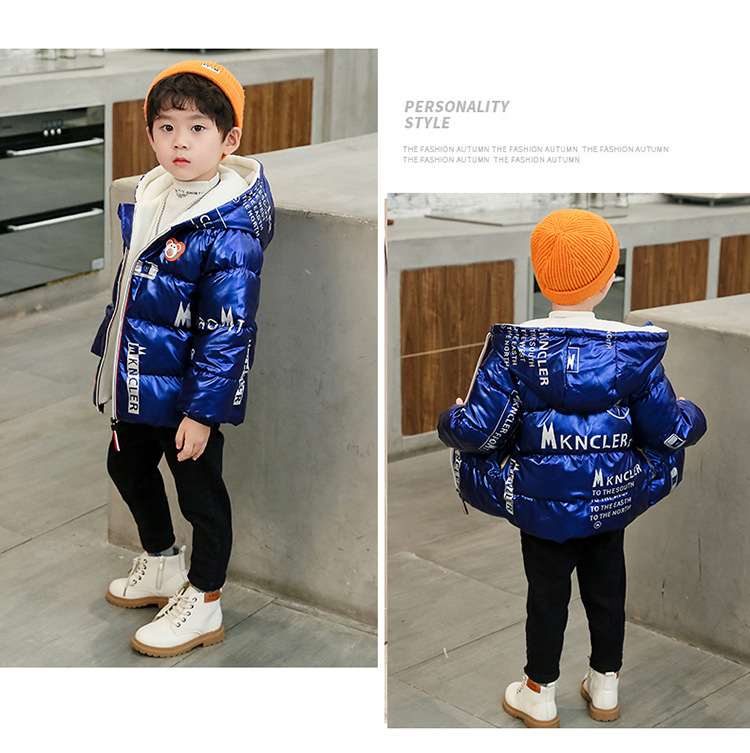 Children's down and Wadded Jacket Boy's Cotton Jackets Children's Baby Padded Coat Coat Baby Girl Infant Winter Children's Clothing