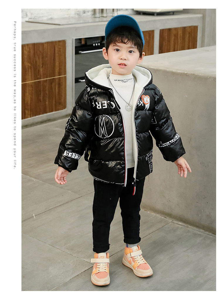 Children's down and Wadded Jacket Boy's Cotton Jackets Children's Baby Padded Coat Coat Baby Girl Infant Winter Children's Clothing