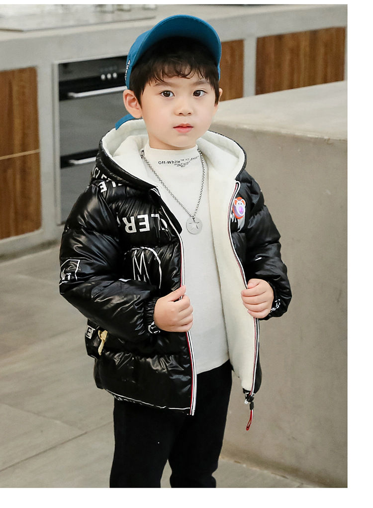 Children's down and Wadded Jacket Boy's Cotton Jackets Children's Baby Padded Coat Coat Baby Girl Infant Winter Children's Clothing