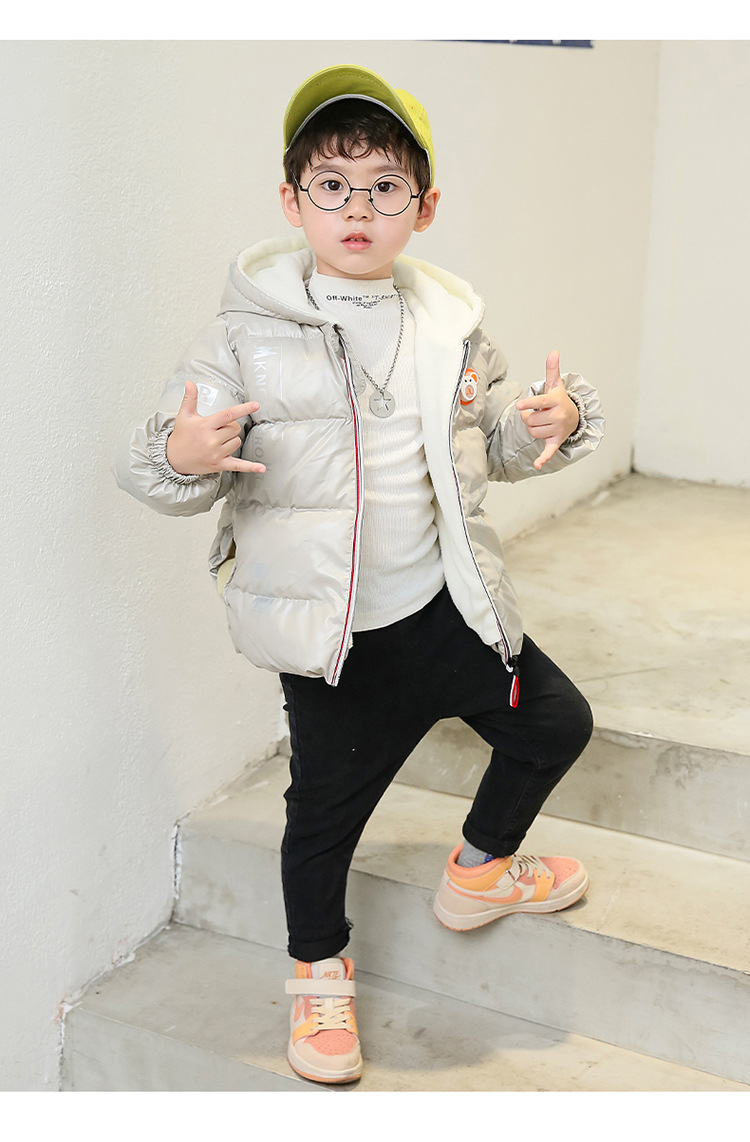 Children's down and Wadded Jacket Boy's Cotton Jackets Children's Baby Padded Coat Coat Baby Girl Infant Winter Children's Clothing