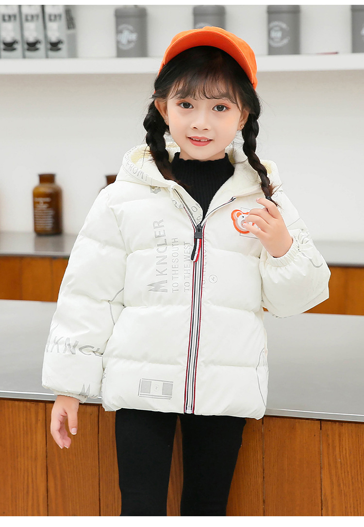 Children's down and Wadded Jacket Boy's Cotton Jackets Children's Baby Padded Coat Coat Baby Girl Infant Winter Children's Clothing