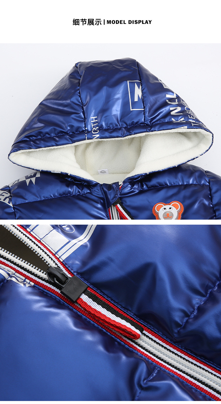Children's down and Wadded Jacket Boy's Cotton Jackets Children's Baby Padded Coat Coat Baby Girl Infant Winter Children's Clothing