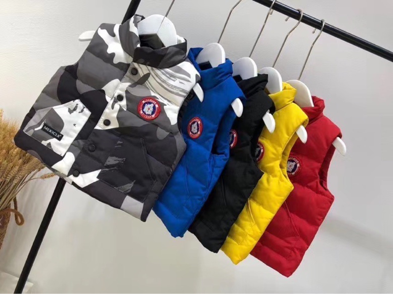 Big Goose Children&#039;s down Jacket 2021 New Short Vest Thickened Camouflage Boys&#039; Girls&#039; Jackets Coat Fashion
