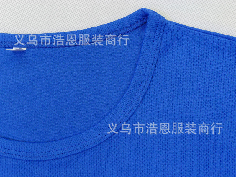Sports Quick-Drying T-shirt Knitted Mesh Style for Sports Fabric Multi-Color Blank T-Shirt Wholesale Customization