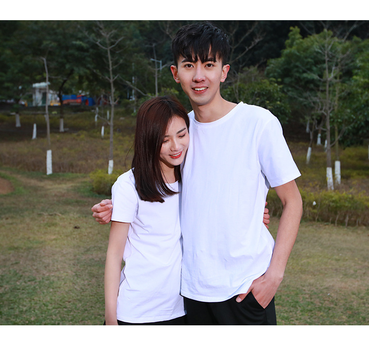 Factory Wholesale round Neck Sports White Modal T-shirt Advertising Shirt Short Sleeve Business Attire Work Clothes Customized T-shirt