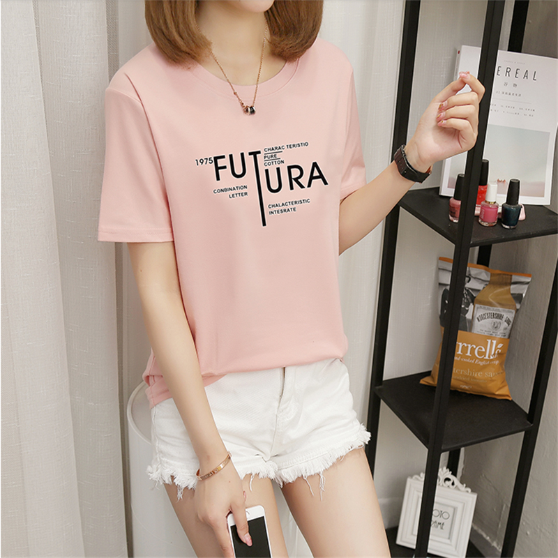 Summer Foreign Trade Miscellaneous Women's Short-Sleeved T-shirt Stock Korean Style Loose Large Size Women's T-shirt Half-Sleeved Stall Tail Goods